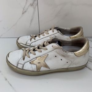 Golden Goose Metallic Sneakers